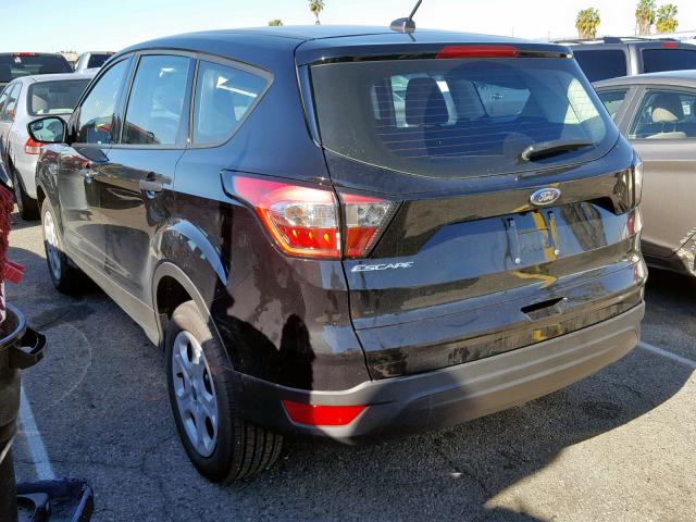 1FMCU0F74JUC78542 - 2018 FORD ESCAPE S BLACK photo 3