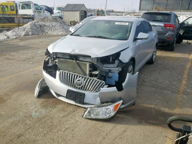 1G4GC5EG3AF181498 - 2010 BUICK LACROSSE C SILVER photo 2