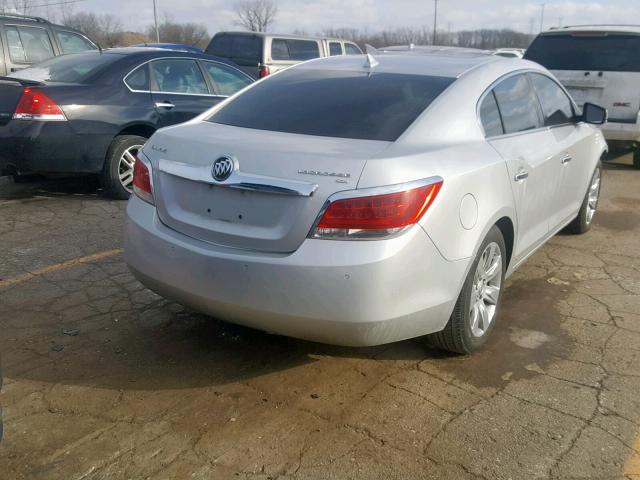 1G4GC5EG3AF181498 - 2010 BUICK LACROSSE C SILVER photo 4