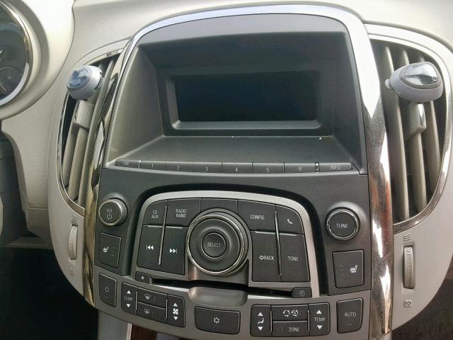 1G4GC5EG3AF181498 - 2010 BUICK LACROSSE C SILVER photo 9