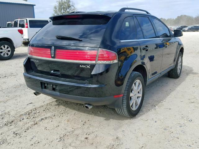 2LMDU68C57BJ22336 - 2007 LINCOLN MKX BLACK photo 4