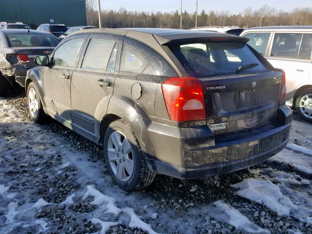 1B3HB48B67D553881 - 2007 DODGE CALIBER SX BLACK photo 3