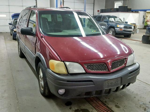 1GMDX03E44D184003 - 2004 PONTIAC MONTANA MAROON photo 1