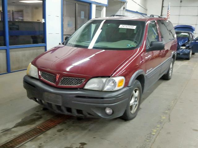 1GMDX03E44D184003 - 2004 PONTIAC MONTANA MAROON photo 2