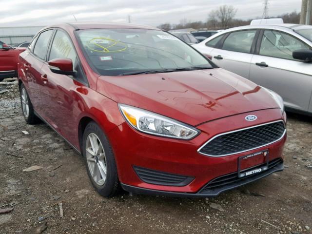 1FADP3F25GL350536 - 2016 FORD FOCUS SE RED photo 1