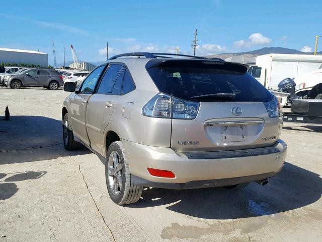 JTJHW31U260026271 - 2006 LEXUS RX 400 GOLD photo 3