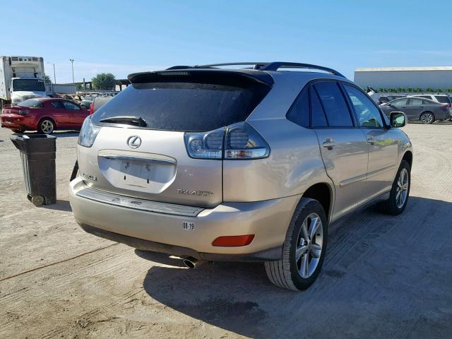 JTJHW31U260026271 - 2006 LEXUS RX 400 GOLD photo 4