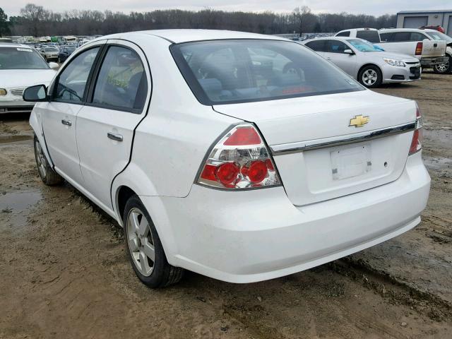 KL1TG566X8B258017 - 2008 CHEVROLET AVEO LT WHITE photo 3