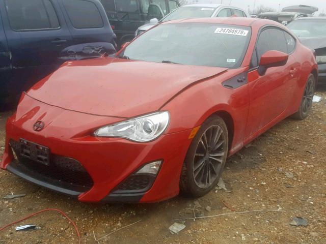 JF1ZNAA19D1717508 - 2013 TOYOTA SCION FR-S RED photo 2