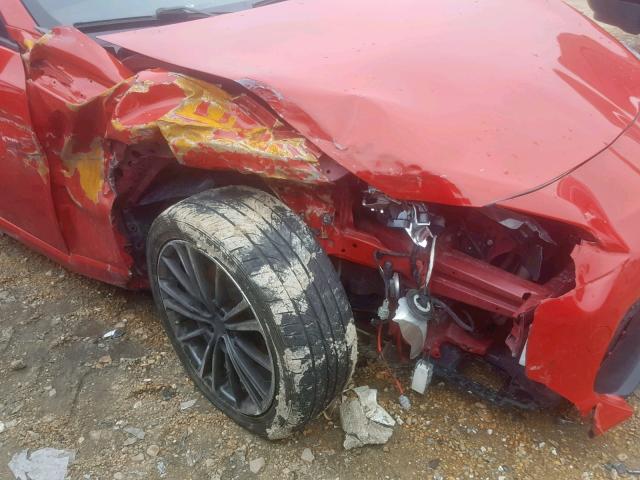 JF1ZNAA19D1717508 - 2013 TOYOTA SCION FR-S RED photo 9