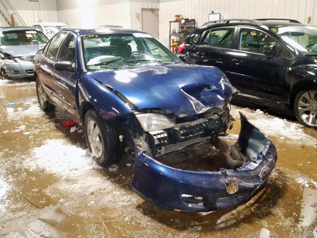 1G1JF524017159747 - 2001 CHEVROLET CAVALIER L BLUE photo 1