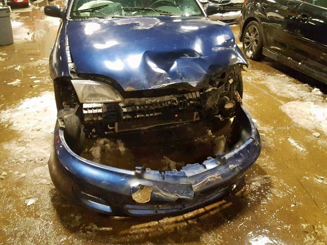 1G1JF524017159747 - 2001 CHEVROLET CAVALIER L BLUE photo 9