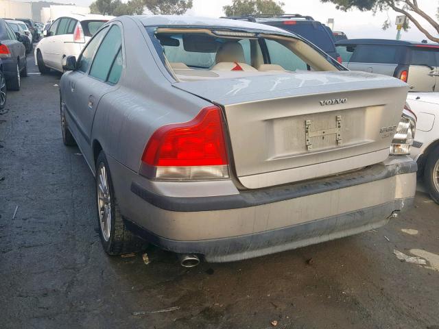 YV1RS58D332246873 - 2003 VOLVO S60 2.4T GRAY photo 3