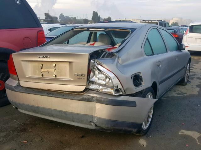 YV1RS58D332246873 - 2003 VOLVO S60 2.4T GRAY photo 4