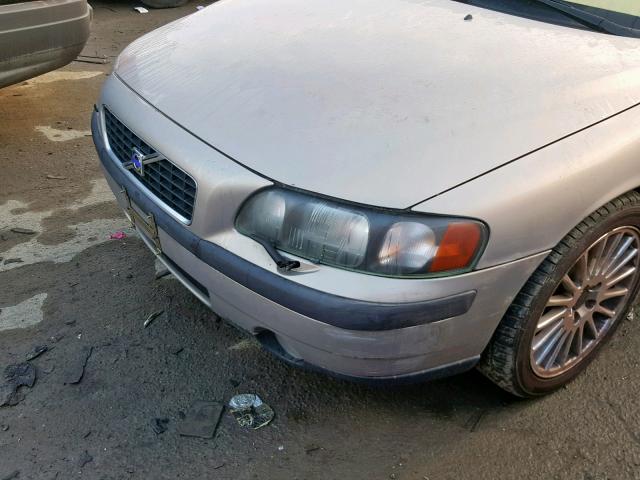 YV1RS58D332246873 - 2003 VOLVO S60 2.4T GRAY photo 9