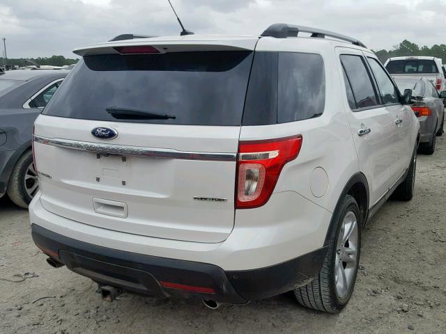 1FM5K7F86DGC09998 - 2013 FORD EXPLORER L Ақ фото 4