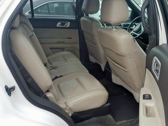 1FM5K7F86DGC09998 - 2013 FORD EXPLORER L Ақ фото 6