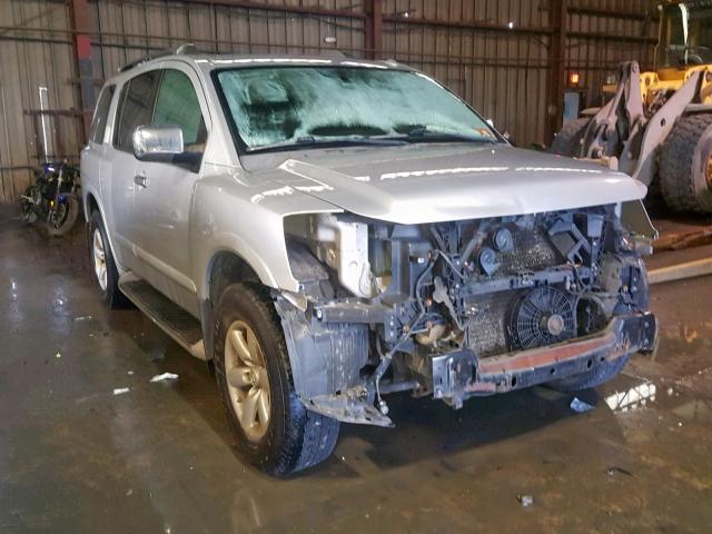 5N1AA0NC1AN607951 - 2010 NISSAN ARMADA SE SILVER photo 1