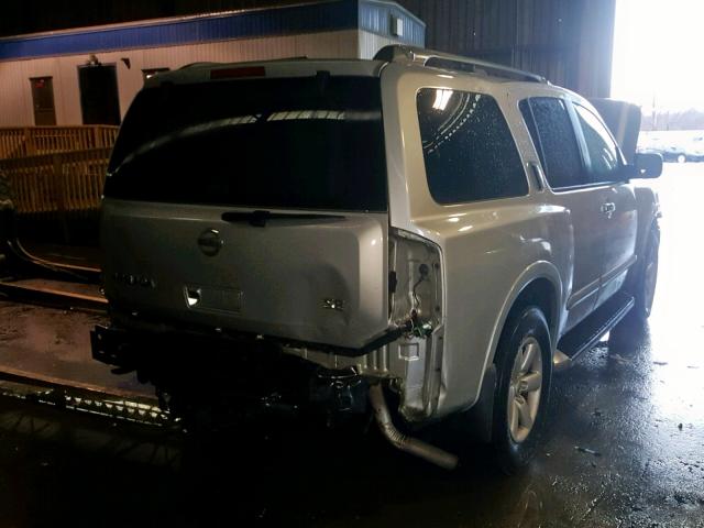 5N1AA0NC1AN607951 - 2010 NISSAN ARMADA SE SILVER photo 4