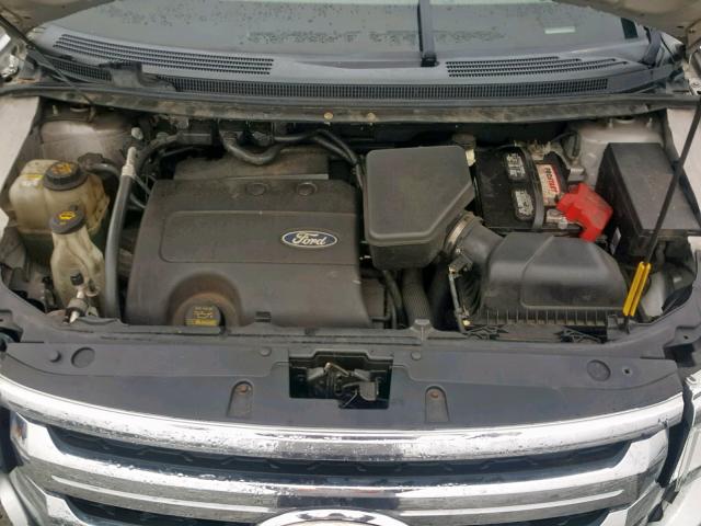 2FMDK4JC6BBB42698 - 2011 FORD EDGE SEL SILVER photo 7