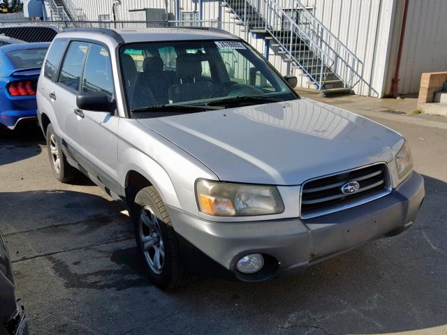 JF1SG63625G727281 - 2005 SUBARU FORESTER 2 SILVER photo 1