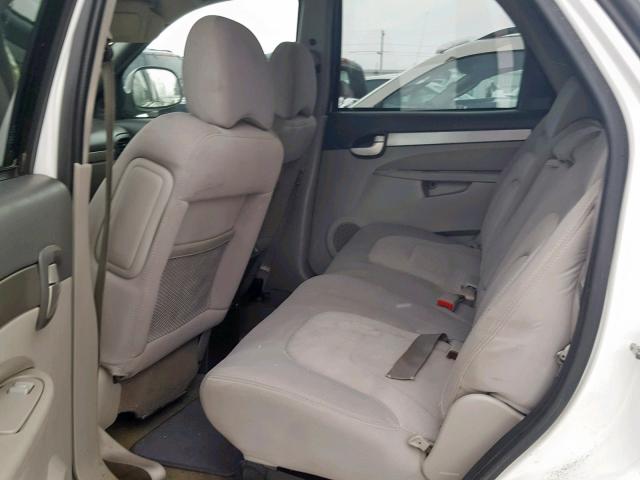 3G5DB03E65S545839 - 2005 BUICK RENDEZVOUS 白色 照片 6