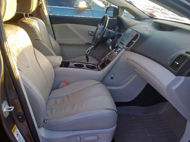 4T3BK11A59U007003 - 2009 TOYOTA VENZA BASE GRAY photo 5