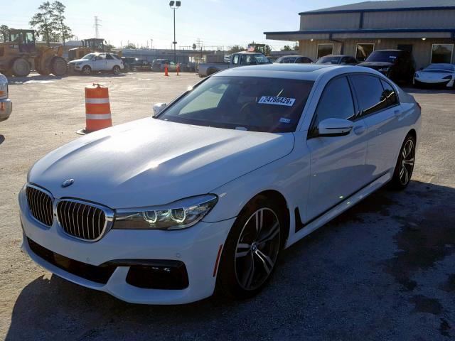 WBA7E2C51GGD99943 - 2016 BMW 740 I WHITE photo 2