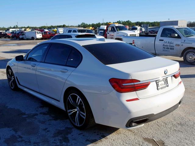 WBA7E2C51GGD99943 - 2016 BMW 740 I WHITE photo 3