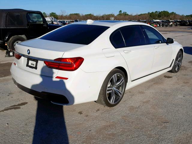 WBA7E2C51GGD99943 - 2016 BMW 740 I WHITE photo 4