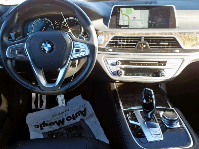 WBA7E2C51GGD99943 - 2016 BMW 740 I WHITE photo 9