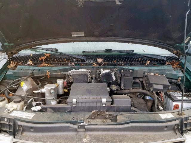 1GNDM19W1WB166082 - 1998 CHEVROLET ASTRO GREEN photo 7