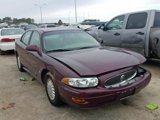 1G4HP52K744176967 - 2004 BUICK LESABRE CU BURGUNDY photo 1