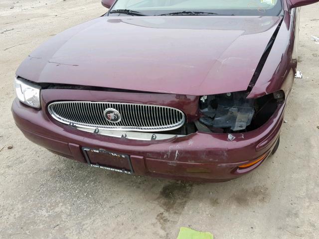 1G4HP52K744176967 - 2004 BUICK LESABRE CU BURGUNDY photo 9