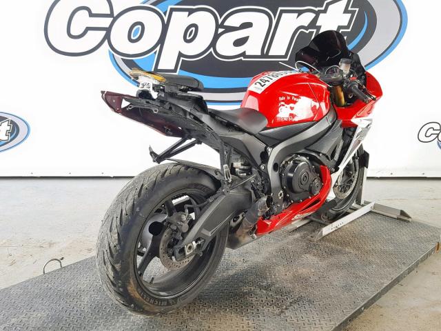 JS1GR7MA5F2101042 - 2015 SUZUKI GSX-R750 RED photo 4