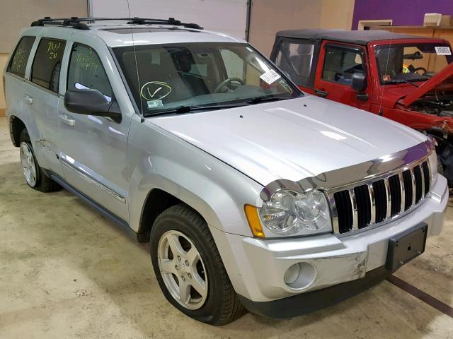 1J4HR58205C528438 - 2005 JEEP GRAND CHER GRAY photo 1