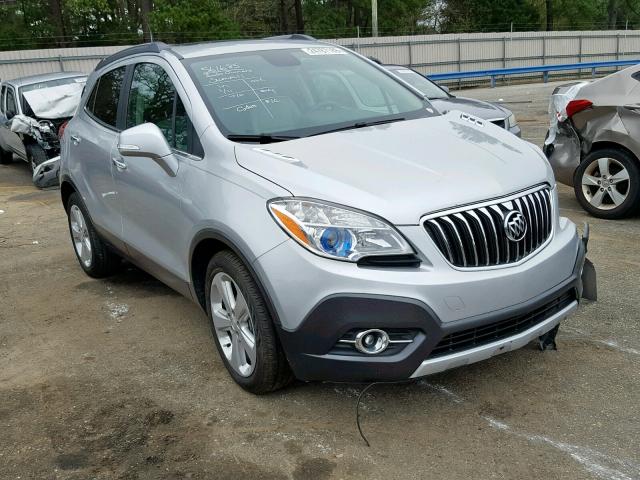KL4CJCSB0FB193686 - 2015 BUICK ENCORE SILVER photo 1