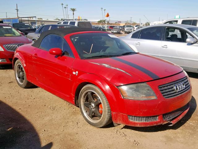 TRUTX28N411023724 - 2001 AUDI TT RED photo 1