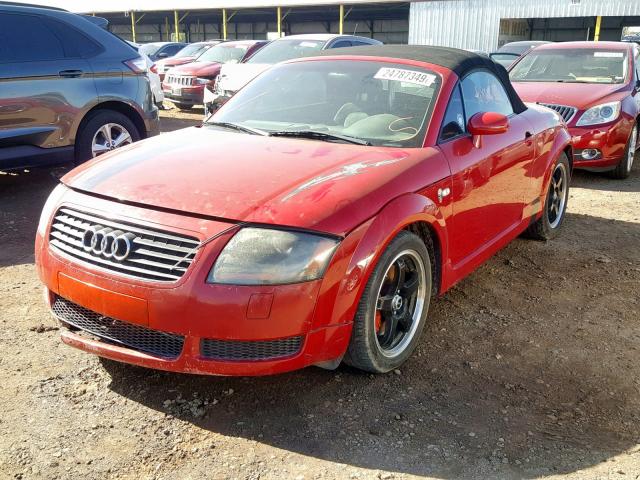 TRUTX28N411023724 - 2001 AUDI TT RED photo 2