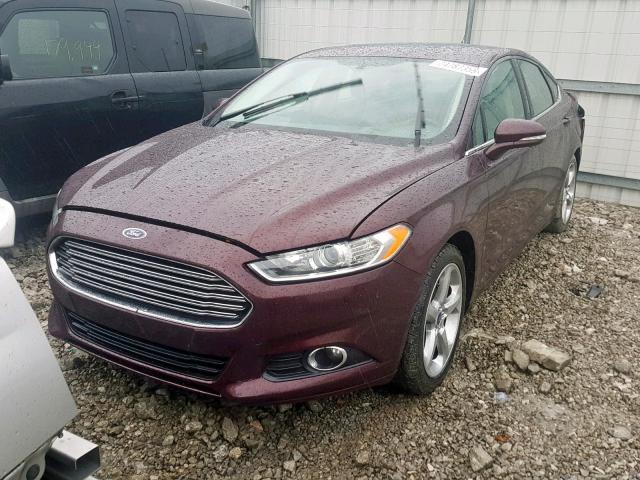 3FA6P0HR2DR387767 - 2013 FORD FUSION SE PURPLE photo 2