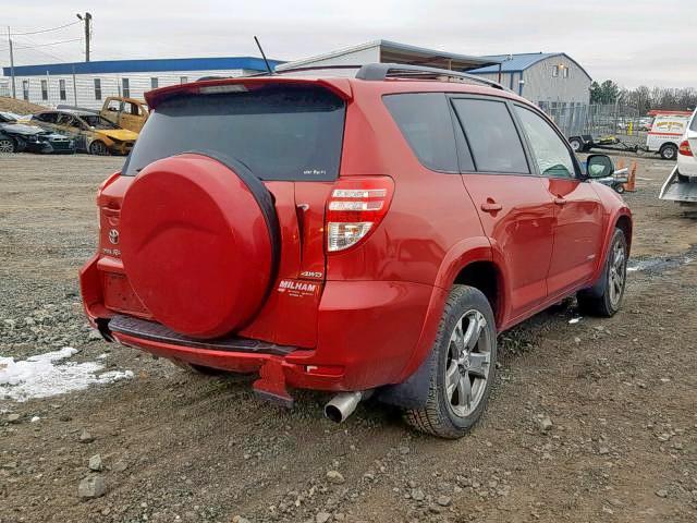 2T3BF32V79W016738 - 2009 TOYOTA RAV4 SPORT RED photo 4