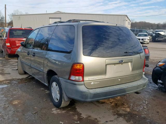 2FMZA514X1BB65973 - 2001 FORD WINDSTAR L GREEN photo 3