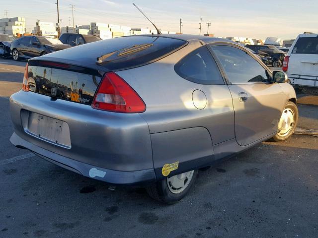 JHMZE13761T000073 - 2001 HONDA INSIGHT SILVER photo 4