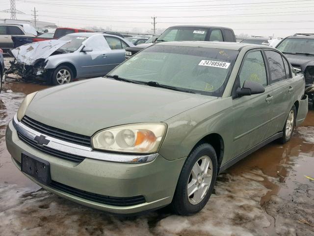 1G1ZT54824F230520 - 2004 CHEVROLET MALIBU LS GREEN photo 2