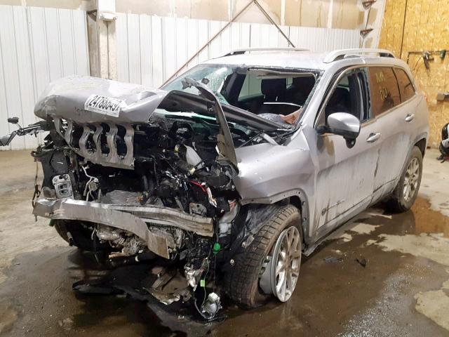 1C4PJMCB0HW582206 - 2017 JEEP CHEROKEE L SILVER photo 2