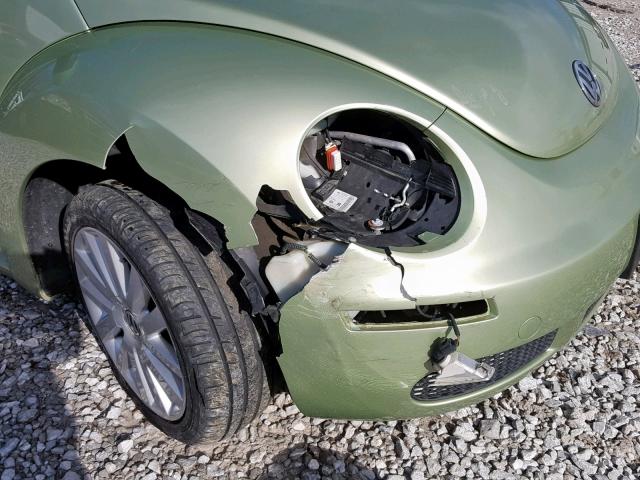 3VWRF31Y98M417781 - 2008 VOLKSWAGEN NEW BEETLE Yaşıl foto 9