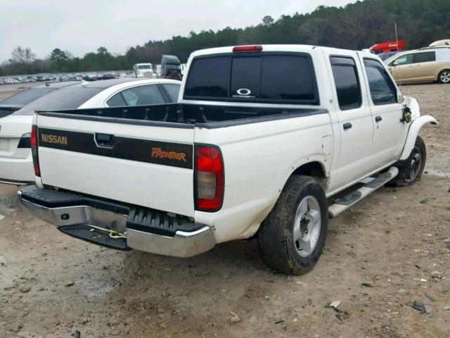 1N6ED27T3YC300127 - 2000 NISSAN FRONTIER C WHITE photo 4