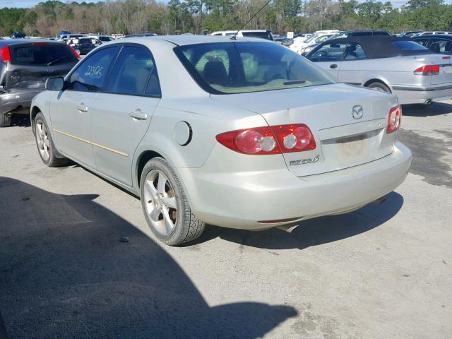 1YVFP80C855M31933 - 2005 MAZDA 6 I SILVER photo 3