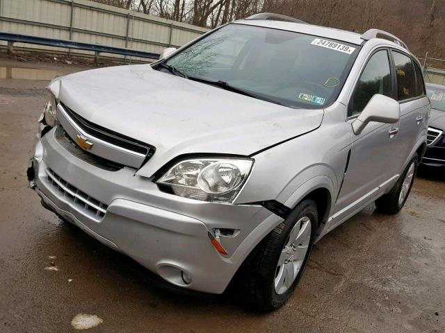 3GNAL3EK7DS621779 - 2013 CHEVROLET CAPTIVA LT SILVER photo 2