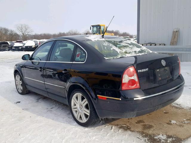 WVWRU63B65E081804 - 2005 VOLKSWAGEN PASSAT GLX 黑色 照片 3